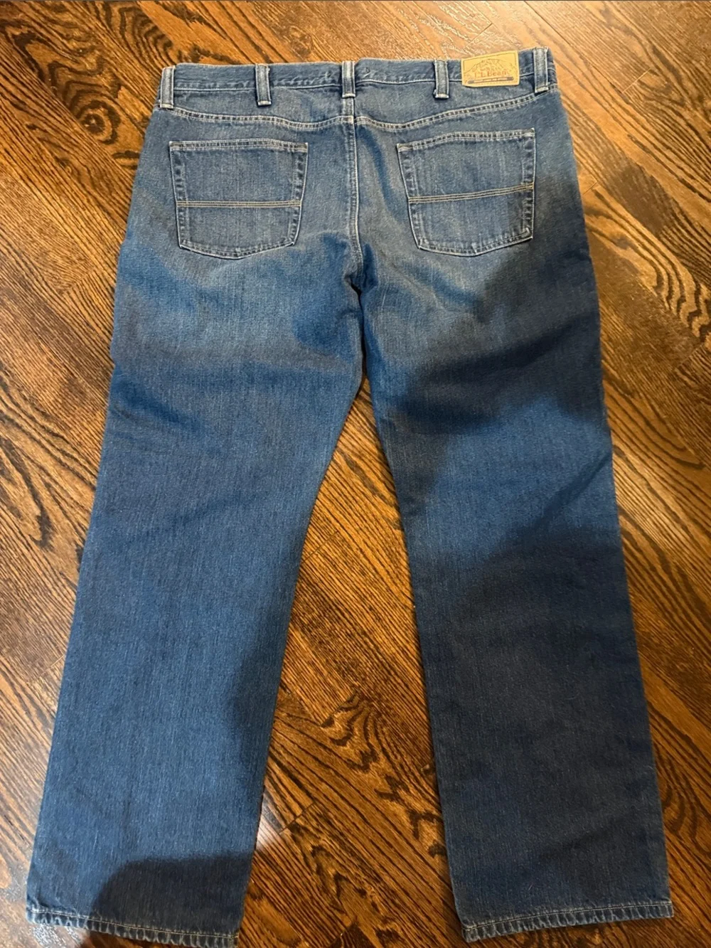 L.L.Bean Men's Double L Flannel-Lined Jeans